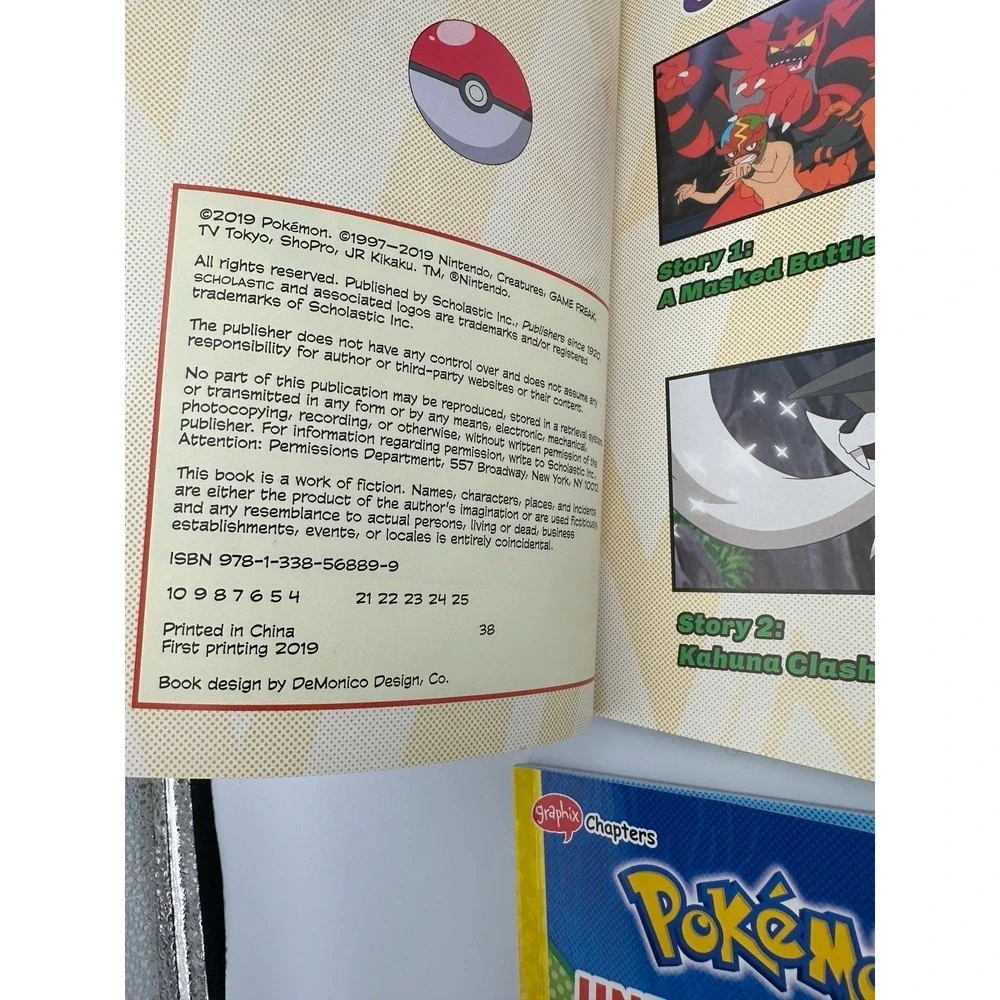 POKEMON Grand Trial Showdown/ Underwater Mission Graphic adventures Books Comics